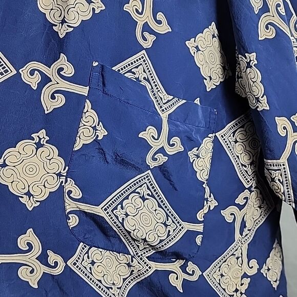 100% Silk Vintage Kimono with Pockets, Kakusode Sleeves Size M - Picture 7 of 10